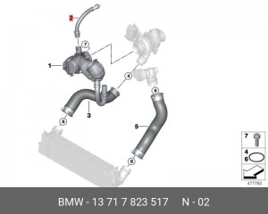 BMW X3 F25 (2010>) 13 71 7 823 517 BMW