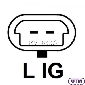 Регулятор CHEVROLET Aveo (03-08) напряжения генератора UTM RV1866A UTM