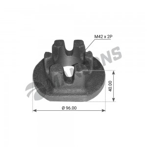 Гайка BPW ступицы корончатая (M42х2 SW65) MANSONS 300.185 MANSONS