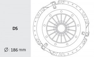 Корзина сцепления NISSAN Almera (95-) (1.4),Sunny (90-),Micra (92-) (1.0/1.3/1.4 NSC13 VALEO PHC