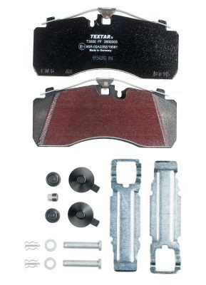 Колодки тормозные IVECO MAN MERCEDES (без выточки под датчик АБС) дисковые (211x 2932003 TEXTAR