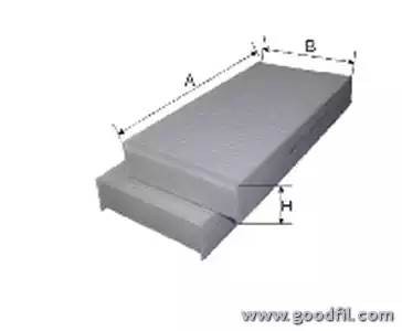 Фильтр салона AG5402KCF AG 540 2K CF GOODWILL