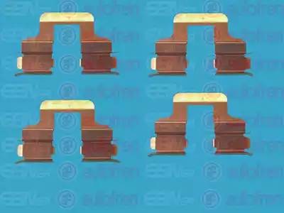 рем.к-кт торм.колодок зад.!\ Audi A3/A4/A6/Q3 03-11/ VW Passat 05>/ Golf 03>/ Ti D42465A AUTOFREN SEINSA