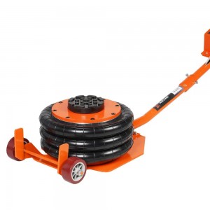 Домкрат пневматический 3т подкатной 3 секции, длин. ручка (MIN - 150мм, MAX - 40 ABJF04 AIRLINE