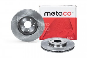 Диск тормозной передний вентилируемый 3050042 METACO