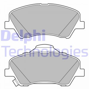 LP1717 колодки дисковые з.\ Opel Astra 1.8-2.2DT/Zafira 2.2i/DTi 01> LP1717 DELPHI