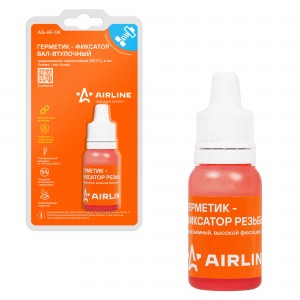 Герметик-фиксатор вал-втулочный, неразъемный, термостойкий +250 С, 6 мл. AG-AF-0 AGAF04 AIRLINE