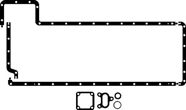 Прокладка SCANIA дв.D14,DS14 картера масляного ELRING 282.619 ELRING