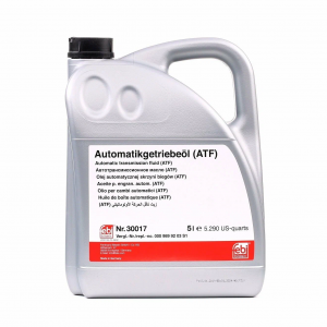 Жидкость трансмиссонная ATF для АКПП MB 236.1 красный 5л 30017 30017 FEBI BILSTEIN