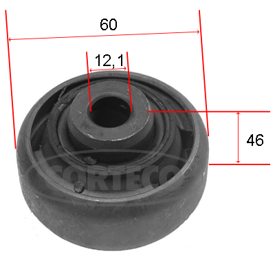 Сайлентблок FORD Mondeo (93-00) рычага переднего нижний CORTECO 21652917 CORTECO