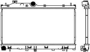 Радиатор SUBARU FORESTER (SJ) (12-) 34218507 34218507 SAKURA
