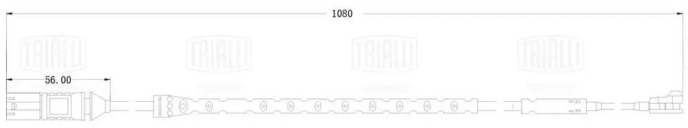 Датчик износа колодок BMW X5 (E70) (08-)/X6 (E71) (08-) зад. L=1080 (PFS 0071) PFS 0071 TRIALLI