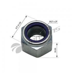 Гайка, M27*2 NLN102 MANSONS
