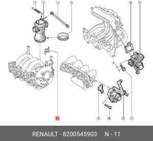 RENAULT LOGAN (2005>) 8200545903 RENAULT