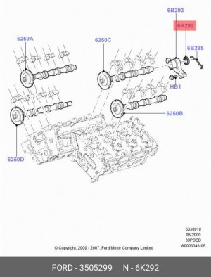 сальник распредвала!\ Ford Maverick 3 505 299 FORD
