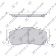 Колодки передние HYUNDAI PALISADE (LX2) (6P) SP4441 SP4441 SANGSIN