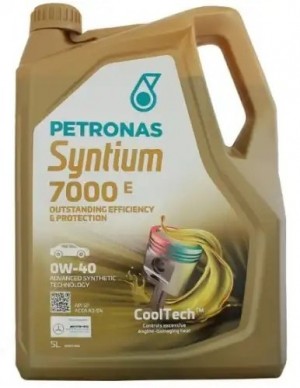 Масло моторное PETRONAS 7000 E SP 0W40 синт.5л SYNTIUM 70722M12EU PETRONAS