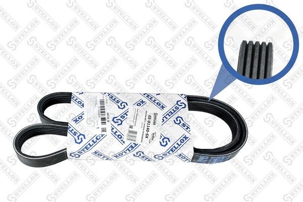 ремень поликлиновой! 5PK1140 \ Fiat Punto 1.2/1.4i 03>, Rover 45/400 1.1-2.0i 99 05-01140-SX STELLOX