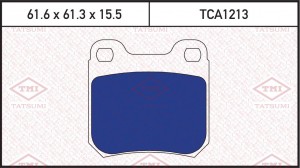 колодки дисковые задние!\ Opel Omega A/B/Vectra В 1.6-2.2DTi 87-03 TCA1213 TATSUMI