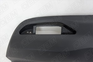 Накладка бампера заднего Kia Rio 3 QB седан, 2011-2015 OEM0385 OEMPARTS