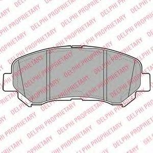 LP2031 колодки дисковые п.\ Nissan Qashqai all 07> LP2031 DELPHI