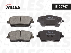 Колодки тормозные (Смесь Semi-Metallic) GEELY TUGELLA/VOLVO XC40 - передние E100 E100747 MILES