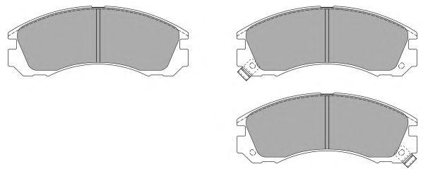 колодки дисковые передние!\ Mitsubishi Space Wagon 2.4GDi 98>/Gear 2.0-2.5TD 95> FBP0923 FREMAX