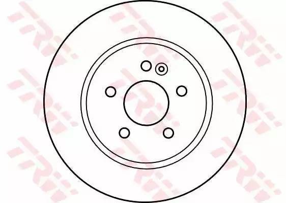 Диск тормозной MERCEDES ML (W163) (98-05) передний (1шт.) TRW DF4150 TRW