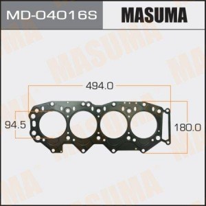 прокладка ГБЦ!\ Mazda MPV/B2500 2.5 WLT/W6 96> MD-04016S MASUMA