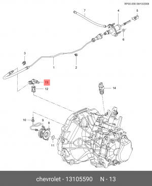 OPEL ASTRA/ CORSA/ MERIVA/ TIGRA 13105590 GENERAL MOTORS