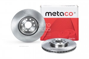 Диск тормозной передний вентилируемый 3050016 3050016 METACO