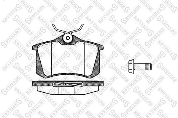 263 05=263 01=FDB1083 !колодки дисковые з.\ Skoda Octavia, VW Golf IV/Passat 1.4 274-005B-SX STELLOX