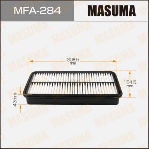 фильтр воздушный!\ Toyota Avensis 2.0 D-4D 99> MFA-284 MASUMA