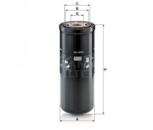 Фильтр гидравлический WH1257/5 Mann-Filter WH 1257-5 MANN FILTER
