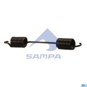 Пружина MERCEDES колодки тормозной стяжная SAMPA 100097 SAMPA