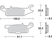 Колодки дисковые MCB803SI MCB803SI TRW LUCAS