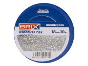 изолента! ПВХ, 18мм х 10м, синяя\ BRX0120006 BRIX