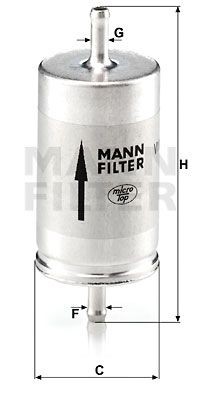 VW POLO (1999-2001) WK 410 MANN FILTER