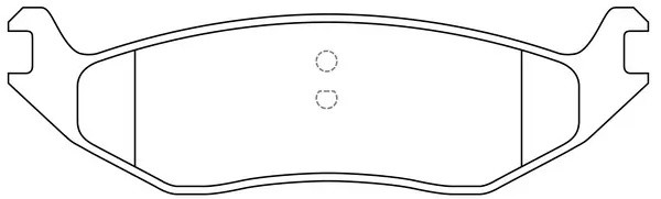 Колодки дисковые DODGE RAM 1500 13-19 BP53011 BP53011 SB NAGAMOCHI