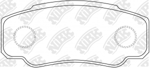 Колодки тормозные PEUGEOT Boxer (94-02) CITROEN Jumper FIAT Ducato (94-) задние  PN0331 NIBK