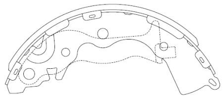 Колодки тормозные бар. HYUNDAI ACCENT 1.4-1.6 05-/KIA RIO II 1.4-1.6 05- SA153 SA153 SANGSIN