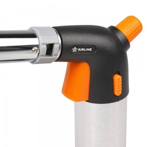 Горелка газовая, портативная с баллоном, пьезоподжиг,рег.воздуха, стопор, керами ADGT017 AIRLINE