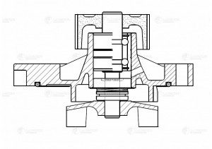 Насос водяной Transporter T4 (90-) 2.4D/2.5D  LWP1825 LWP 1825 LUZAR