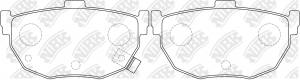Колодки тормозные HYUNDAI ELANTRA 00-/LANTRA 90-00/KIA CERATO 04- задние PN2130 PN2130 NIBK