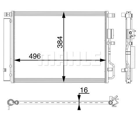 Компрессор кондиционера ACP935000S MAHLE KNECHT