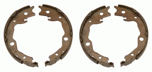 Колодки тормозные NISSAN Qashqai (07-) стояночного тормоза (4шт.) TRW GS8752 TRW