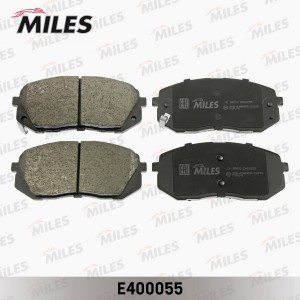 Колодки тормозные передние (без датчика) (Смесь Low-Metallic) HYUNDAI ix35 10-/K E400055 MILES
