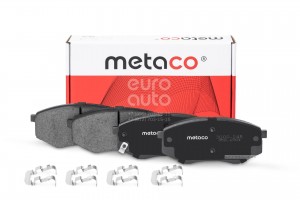 Колодки тормозные передние к-кт 3000245 METACO