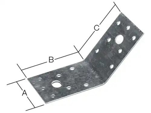 Уголок крепежный 55x70x70мм под 135 градусов STARFIX SMP427001 STARFIX