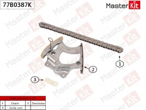 Комплект цепи ГРМ VAG CREC (3.0 TFSI) 77B0387K 77B0387K MASTER KIT